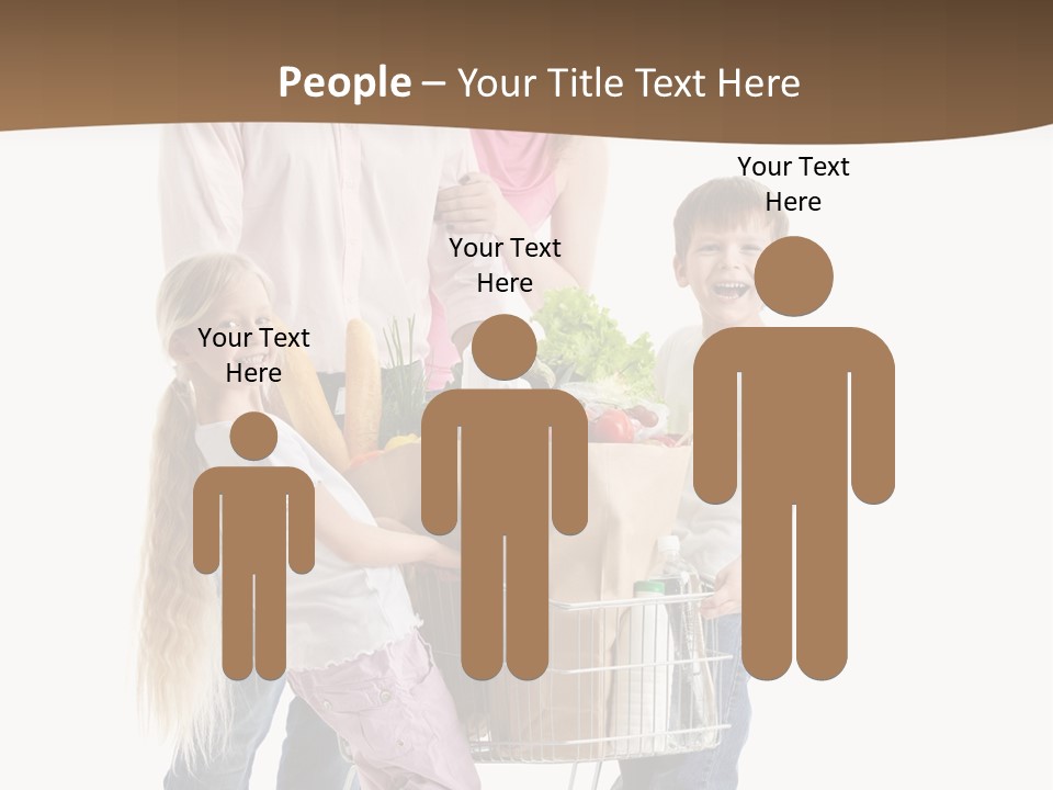 Looking Man Kid PowerPoint Template