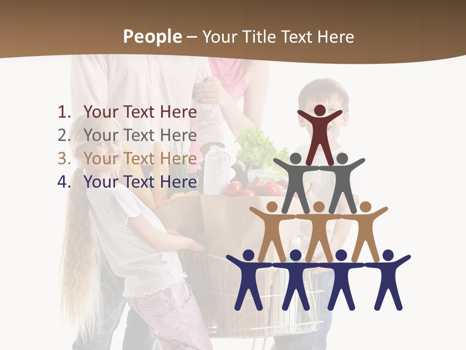 Looking Man Kid PowerPoint Template