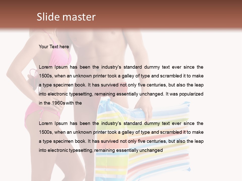 Pretty Skin Portrait PowerPoint Template