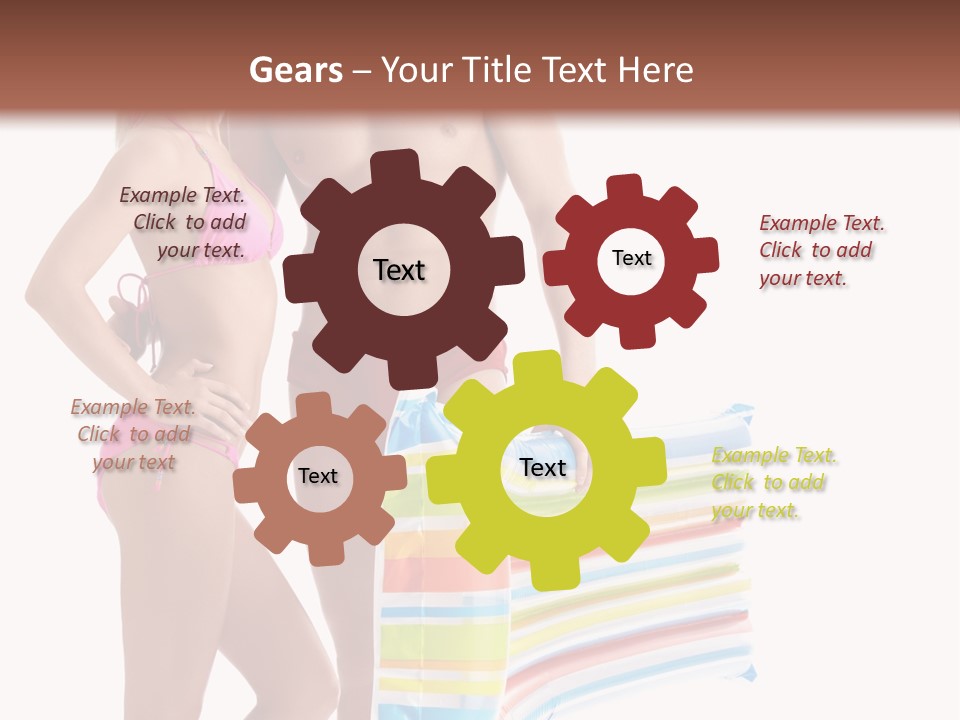 Pretty Skin Portrait PowerPoint Template