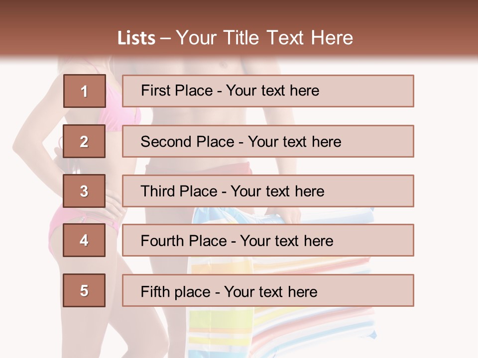 Pretty Skin Portrait PowerPoint Template