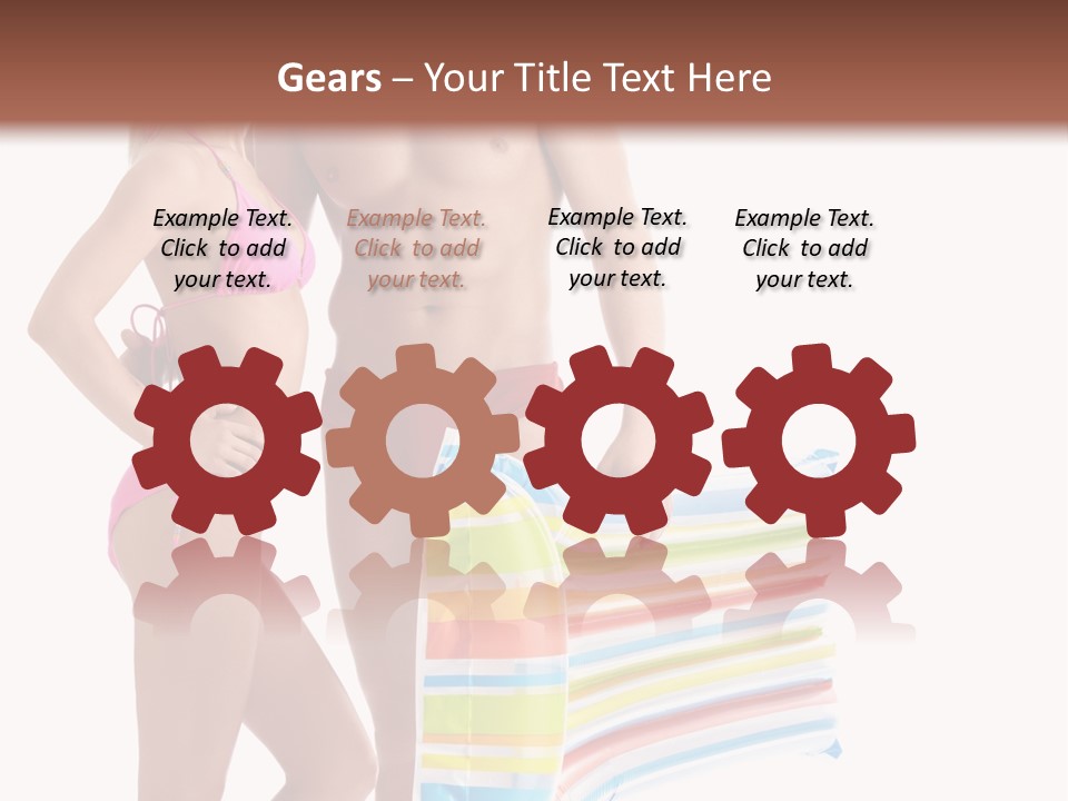 Pretty Skin Portrait PowerPoint Template