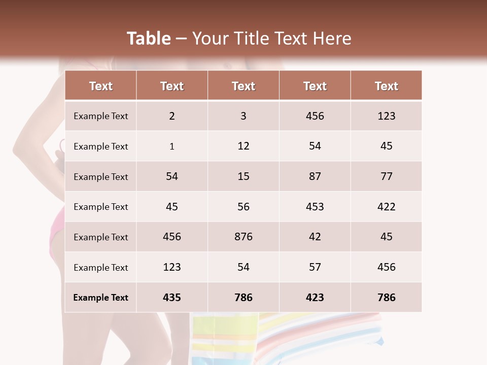 Pretty Skin Portrait PowerPoint Template