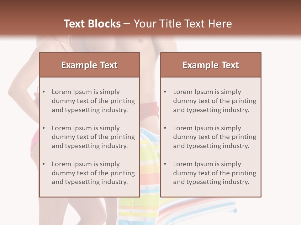Pretty Skin Portrait PowerPoint Template