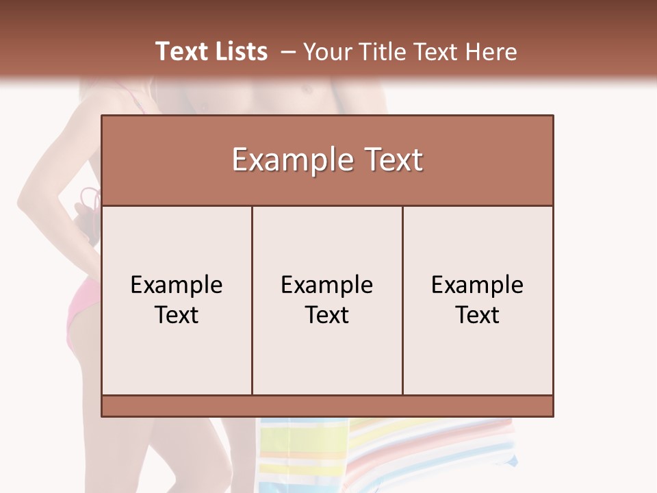 Pretty Skin Portrait PowerPoint Template