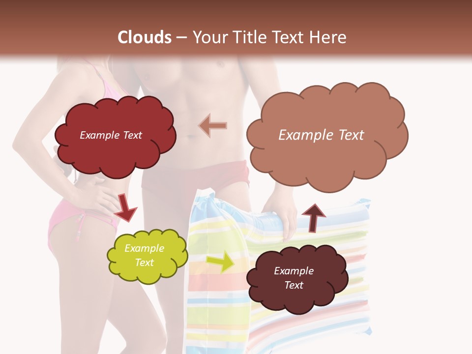 Pretty Skin Portrait PowerPoint Template