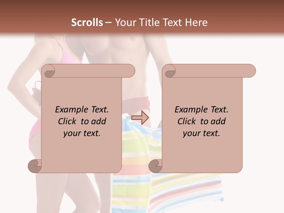 Pretty Skin Portrait PowerPoint Template