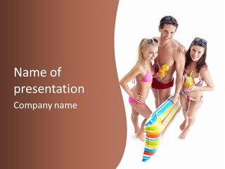 Cocktail Vacation Summer PowerPoint Template