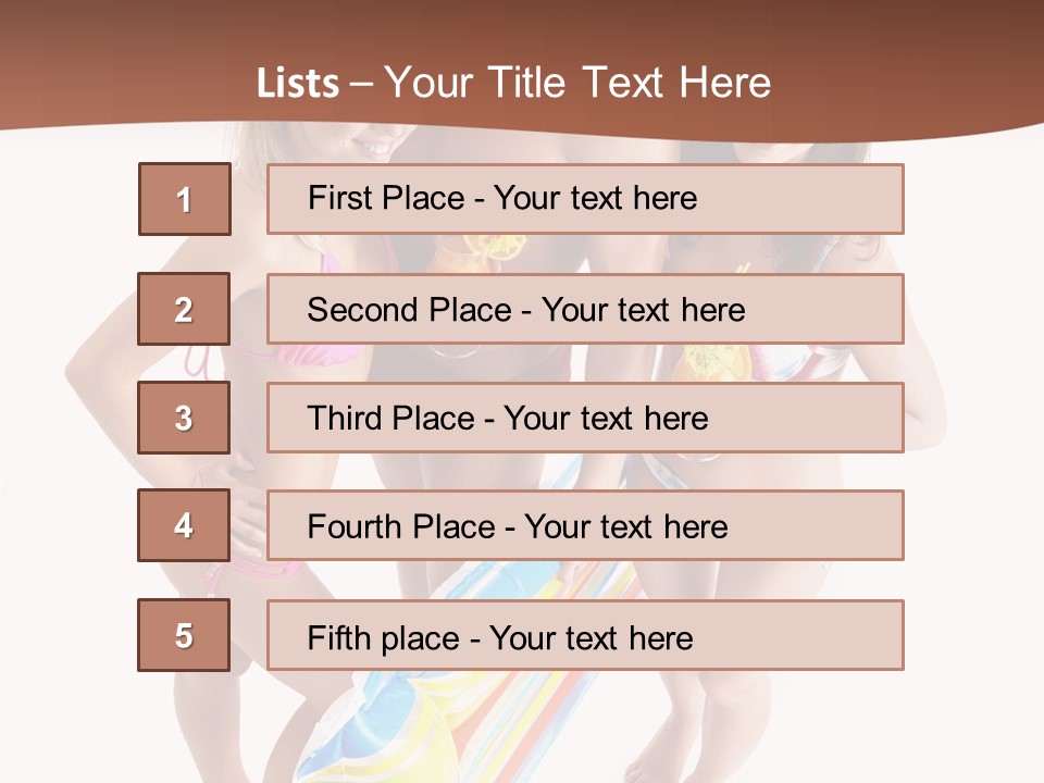 Cocktail Vacation Summer PowerPoint Template