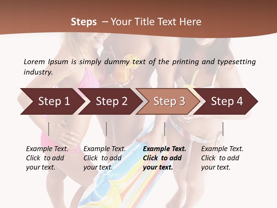 Cocktail Vacation Summer PowerPoint Template
