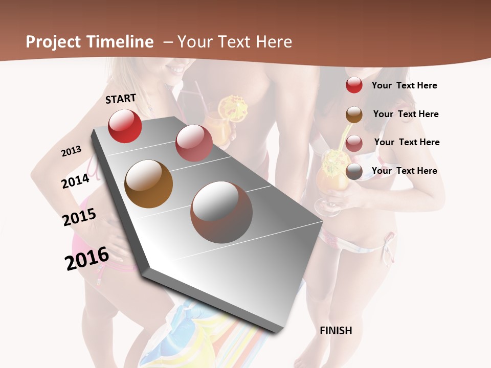 Cocktail Vacation Summer PowerPoint Template