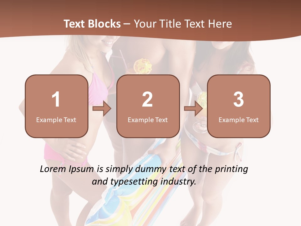 Cocktail Vacation Summer PowerPoint Template