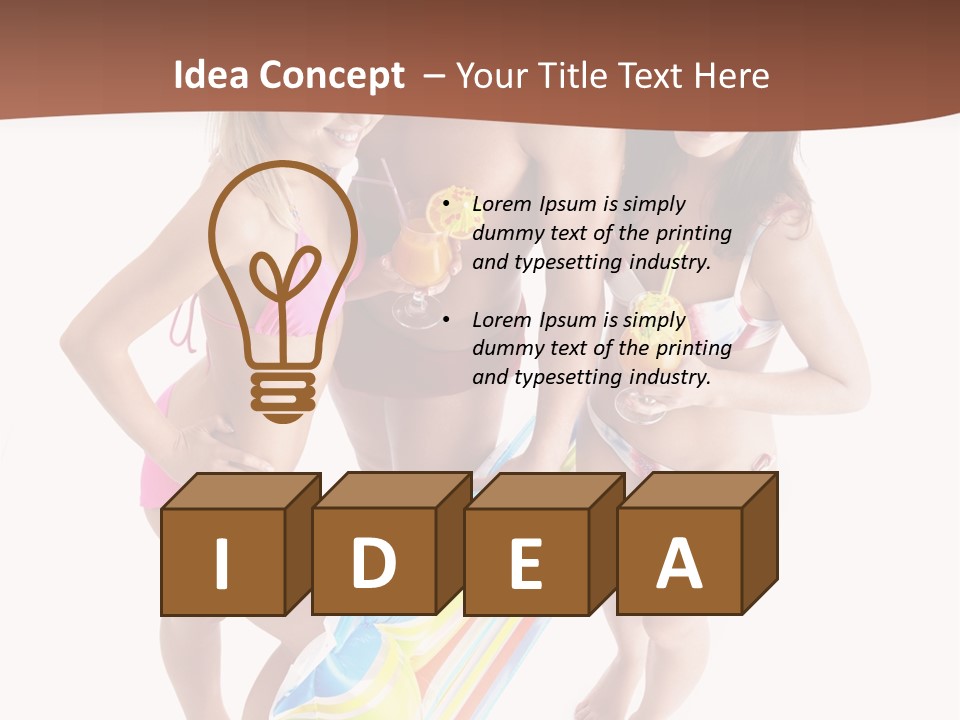 Cocktail Vacation Summer PowerPoint Template