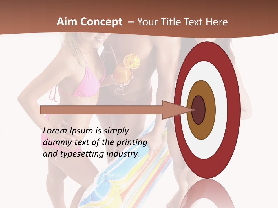 Cocktail Vacation Summer PowerPoint Template