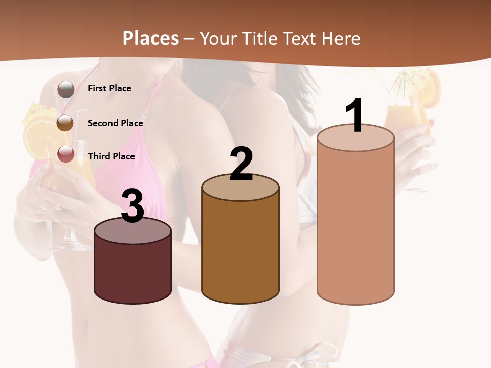 Looking Cocktail Vacation PowerPoint Template