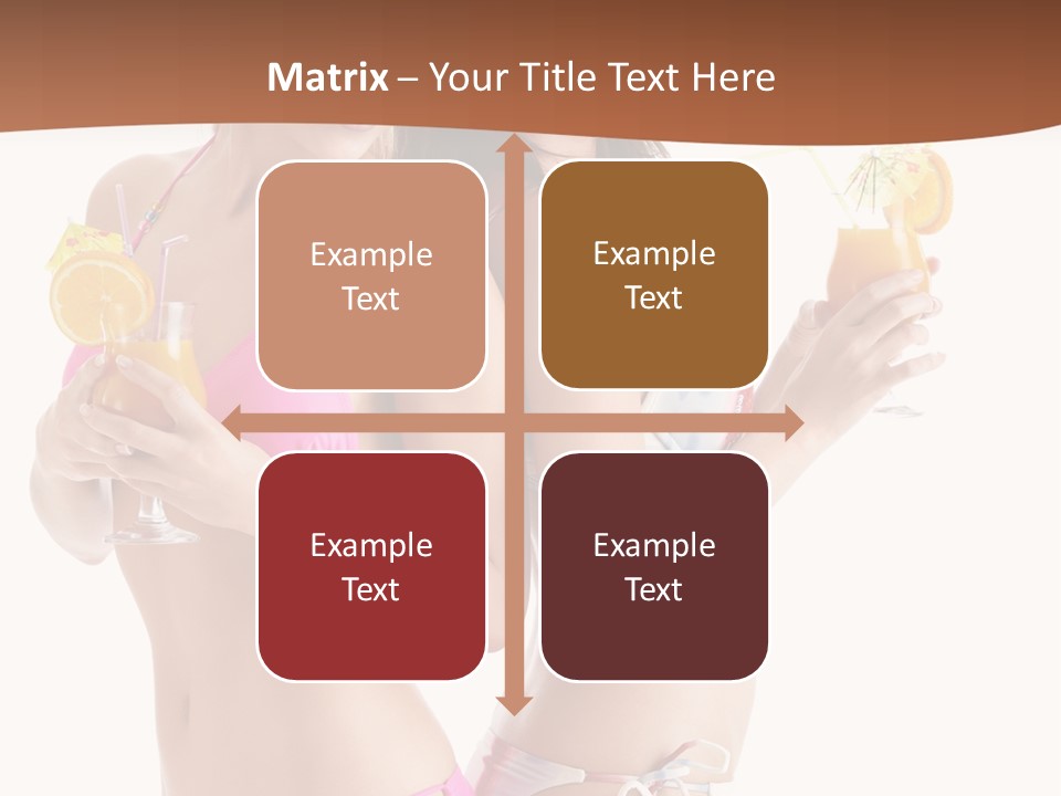 Looking Cocktail Vacation PowerPoint Template