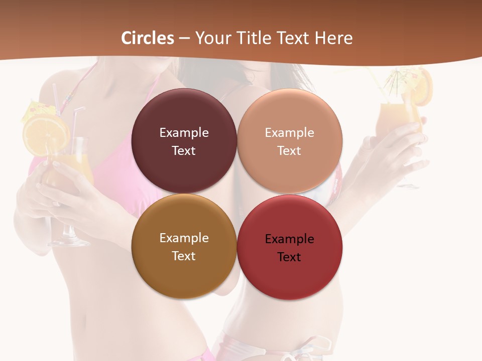 Looking Cocktail Vacation PowerPoint Template