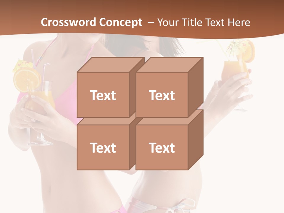Looking Cocktail Vacation PowerPoint Template