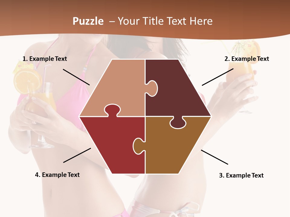 Looking Cocktail Vacation PowerPoint Template