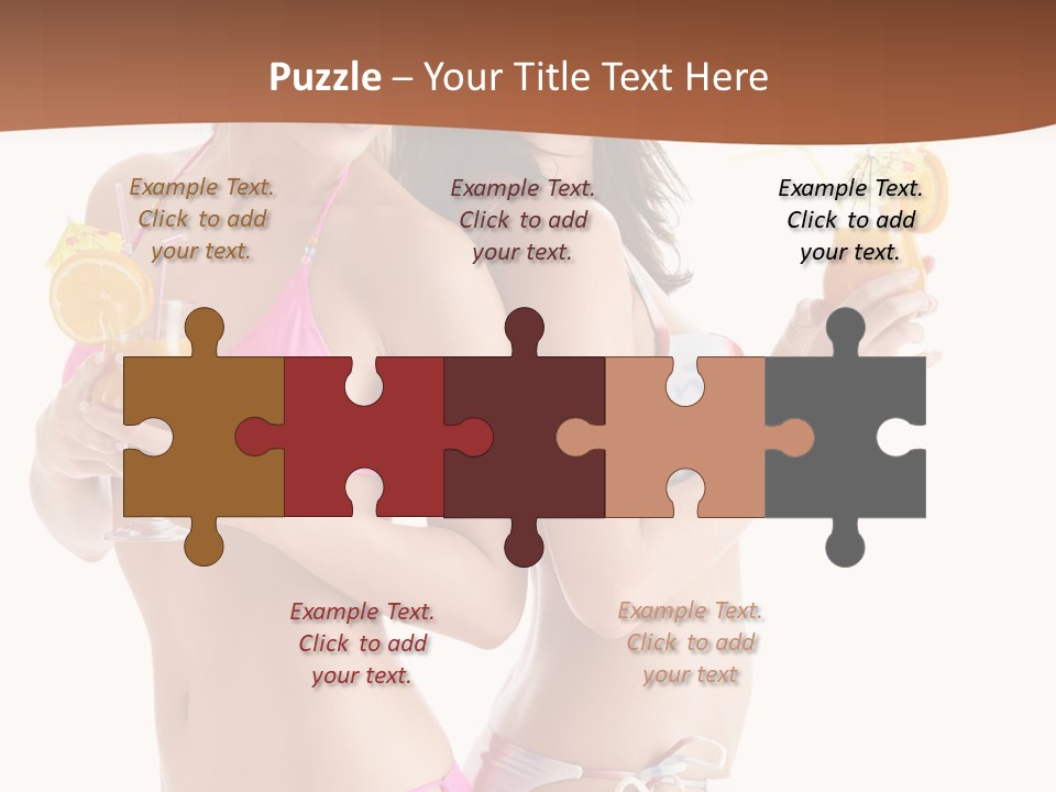 Looking Cocktail Vacation PowerPoint Template