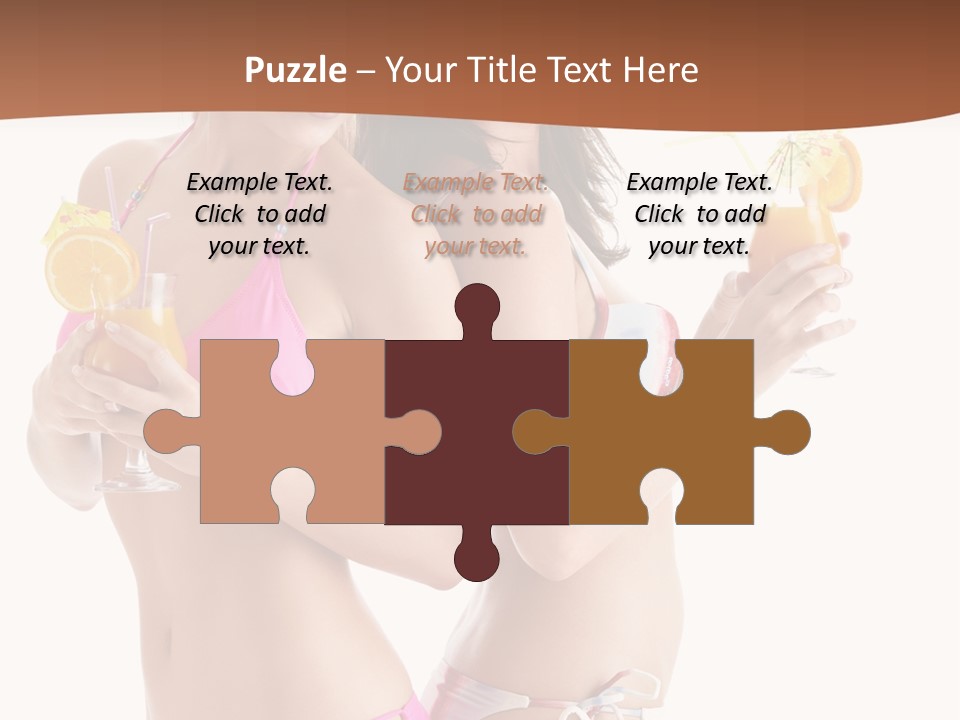 Looking Cocktail Vacation PowerPoint Template