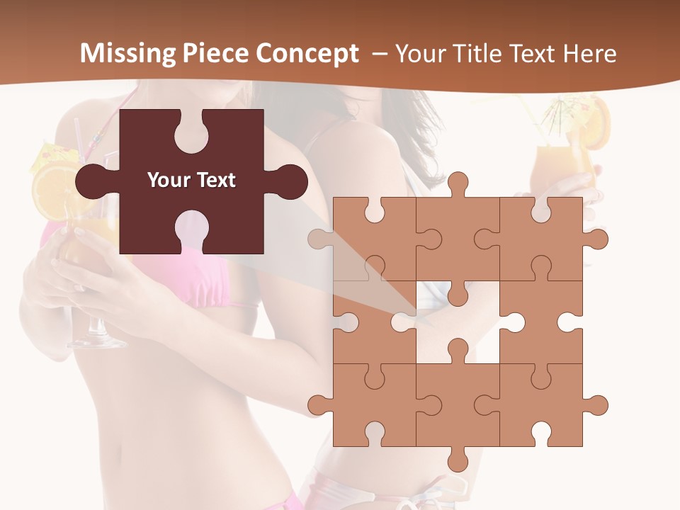 Looking Cocktail Vacation PowerPoint Template