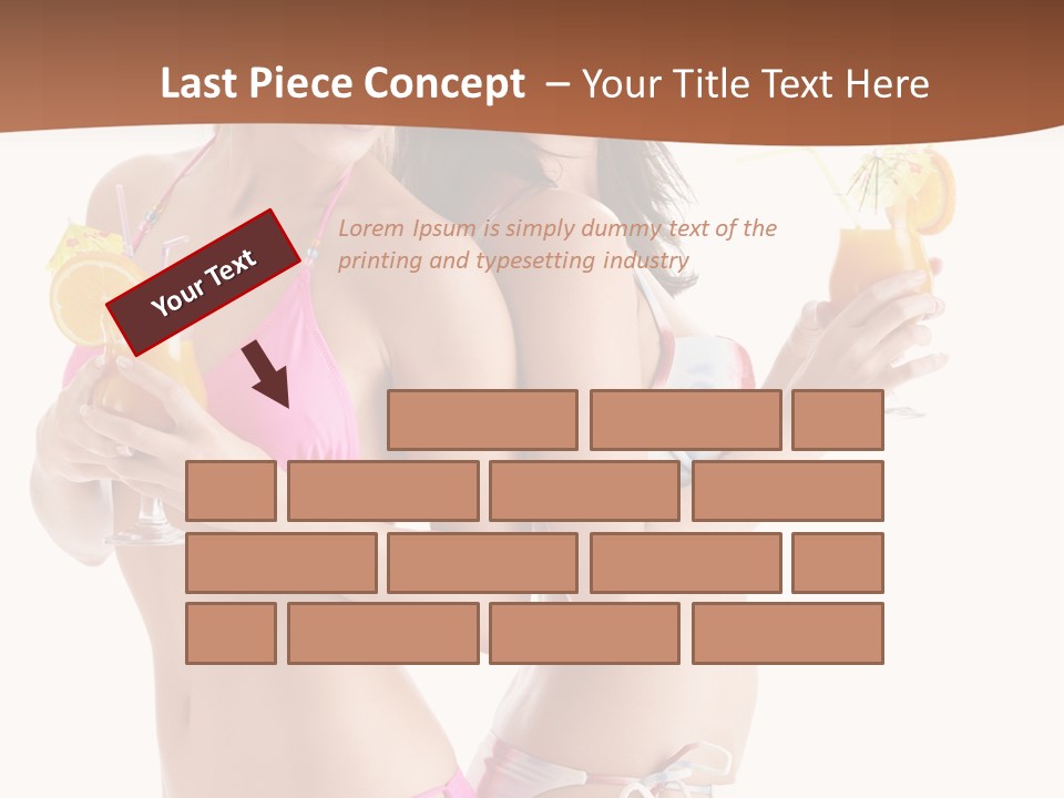 Looking Cocktail Vacation PowerPoint Template