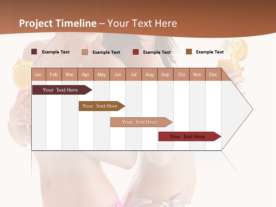 Looking Cocktail Vacation PowerPoint Template