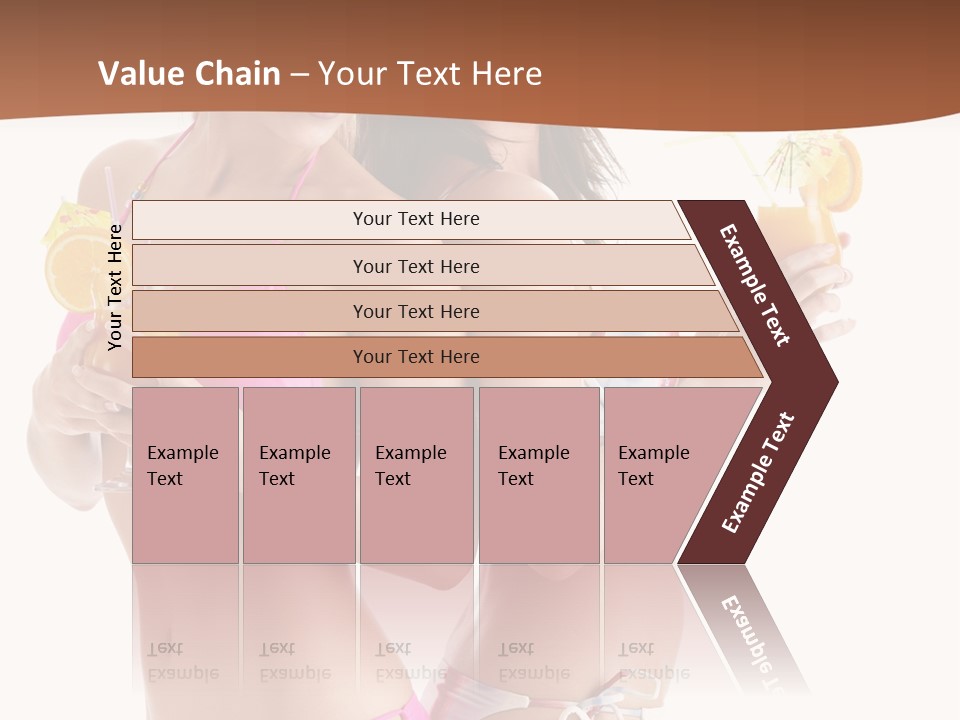 Looking Cocktail Vacation PowerPoint Template