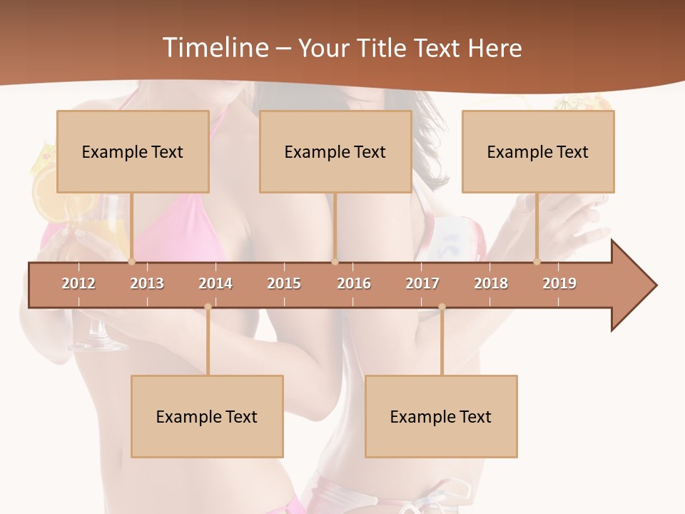 Looking Cocktail Vacation PowerPoint Template
