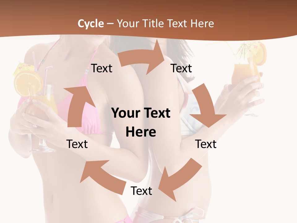Looking Cocktail Vacation PowerPoint Template