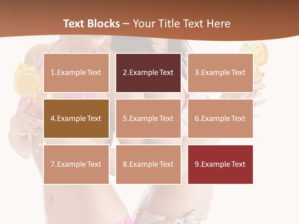 Looking Cocktail Vacation PowerPoint Template