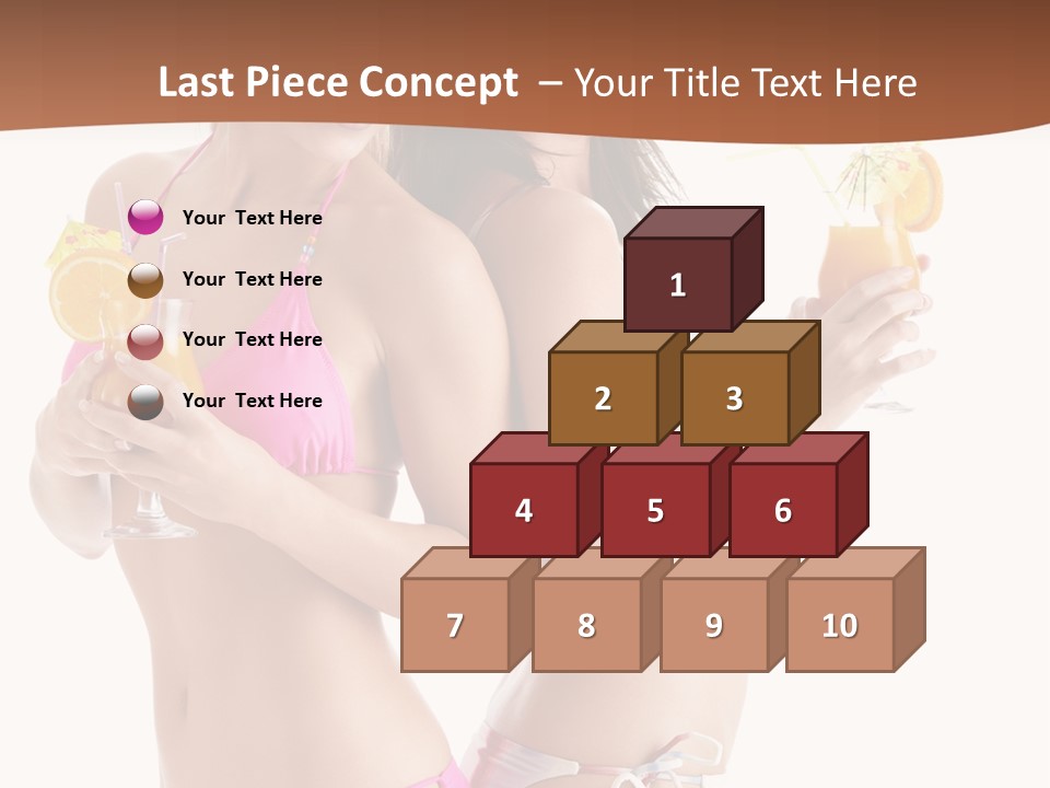 Looking Cocktail Vacation PowerPoint Template