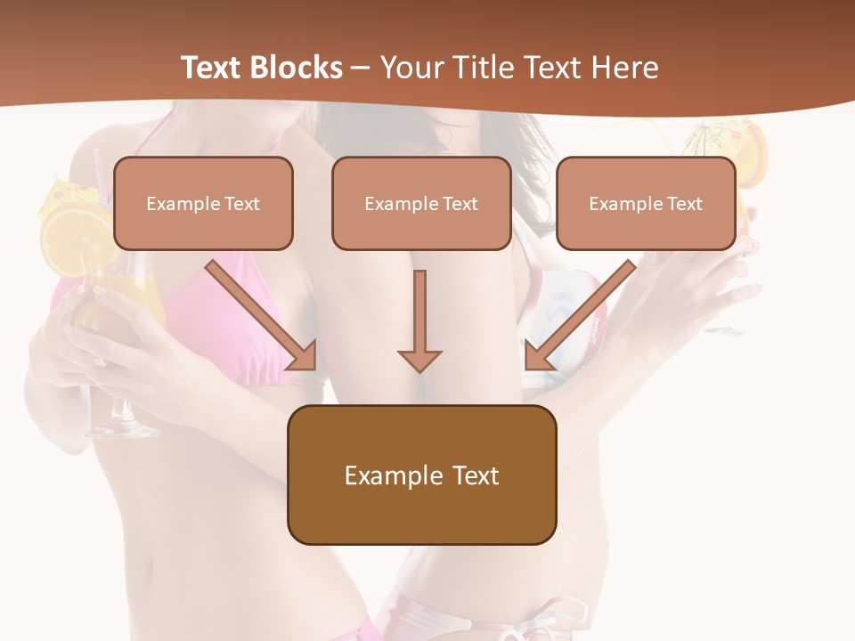 Looking Cocktail Vacation PowerPoint Template
