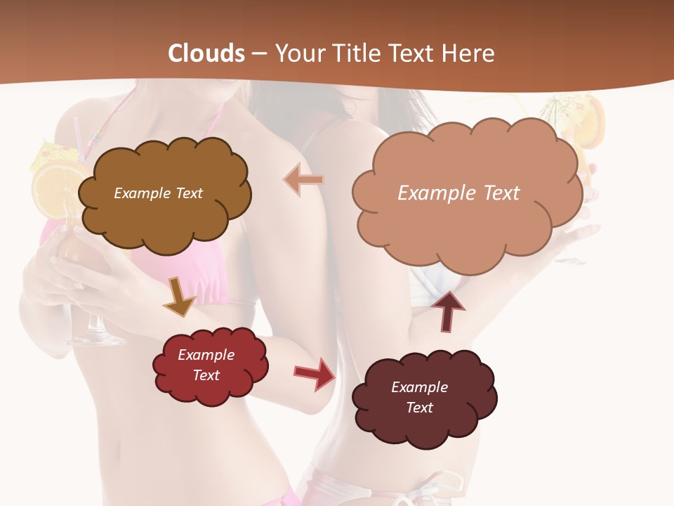 Looking Cocktail Vacation PowerPoint Template