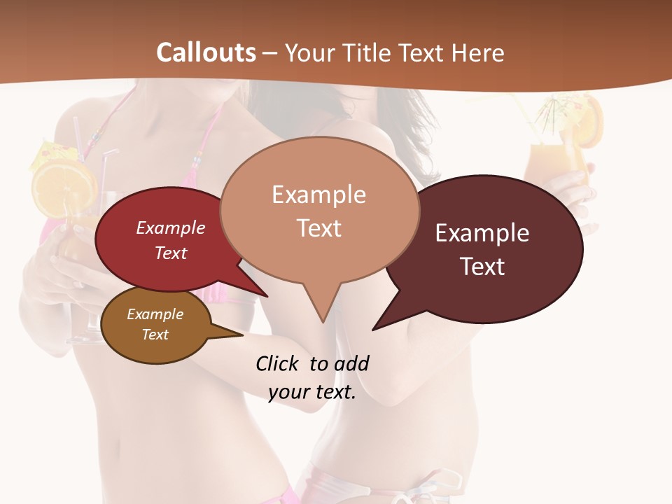 Looking Cocktail Vacation PowerPoint Template