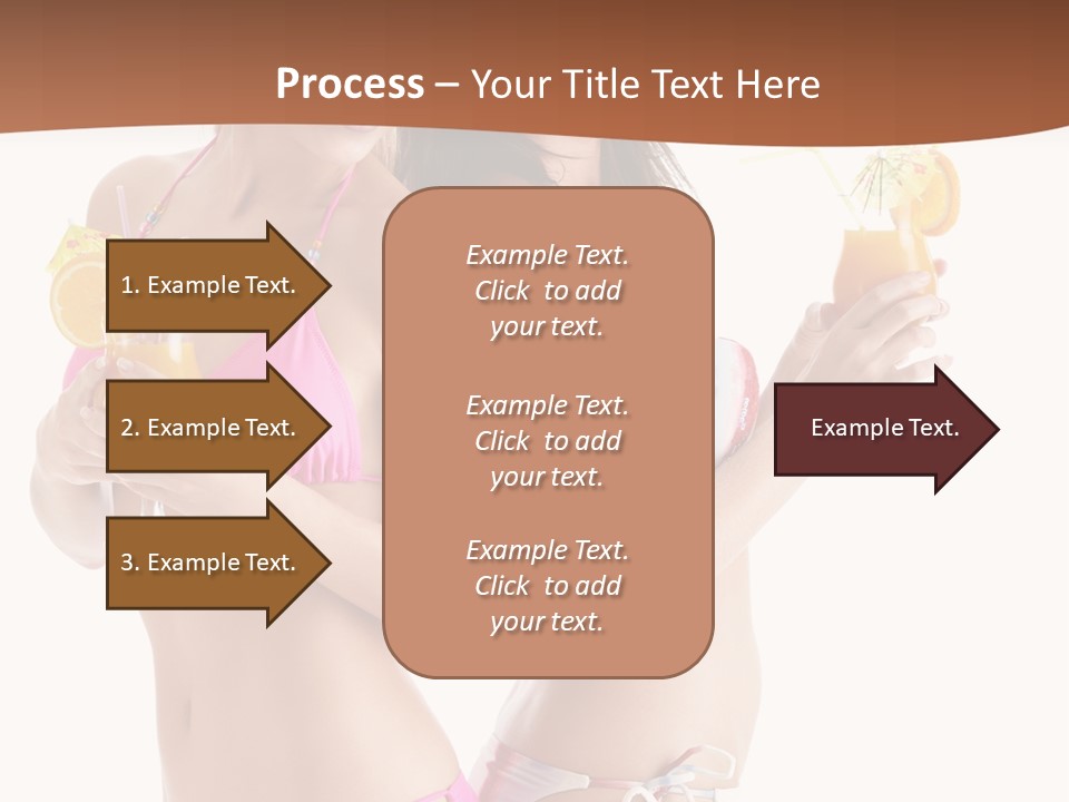 Looking Cocktail Vacation PowerPoint Template