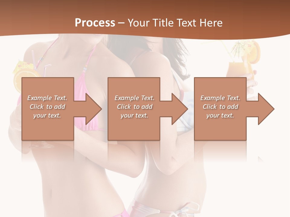 Looking Cocktail Vacation PowerPoint Template