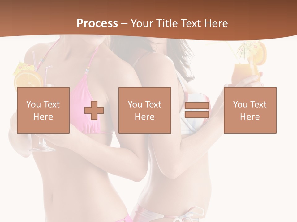 Looking Cocktail Vacation PowerPoint Template