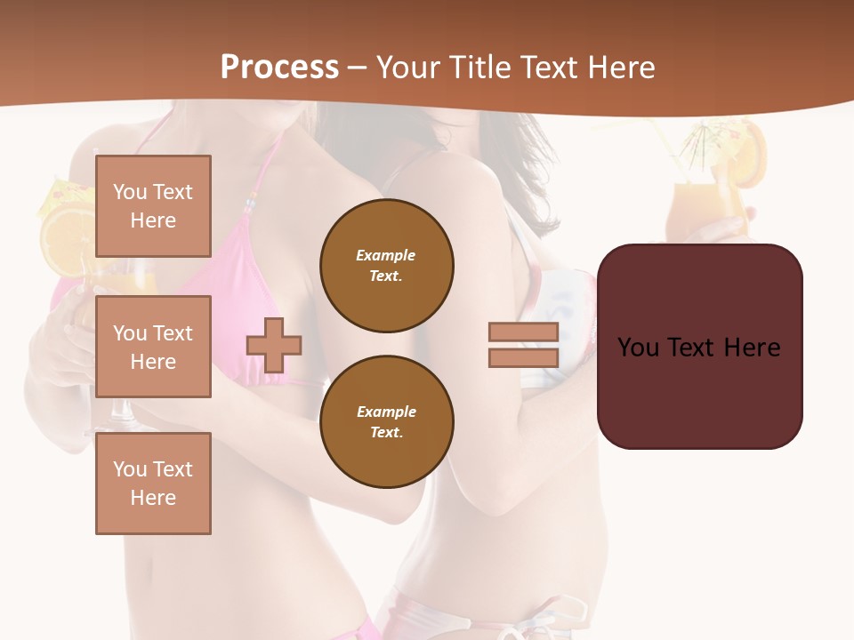 Looking Cocktail Vacation PowerPoint Template