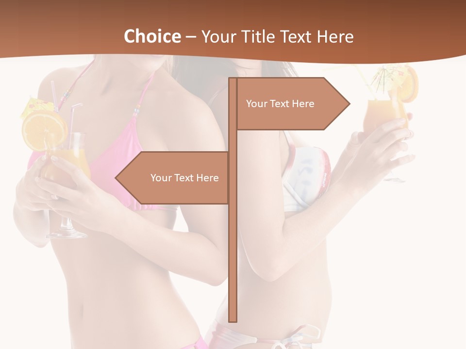 Looking Cocktail Vacation PowerPoint Template