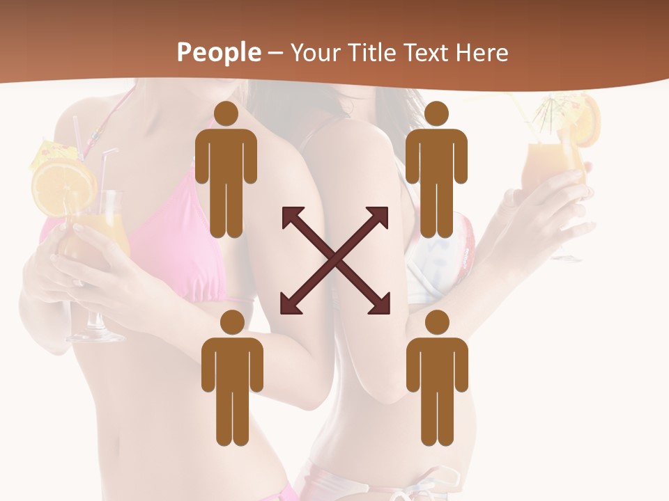 Looking Cocktail Vacation PowerPoint Template