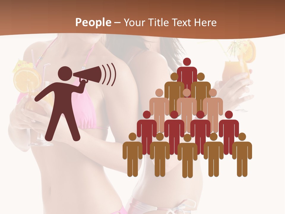 Looking Cocktail Vacation PowerPoint Template