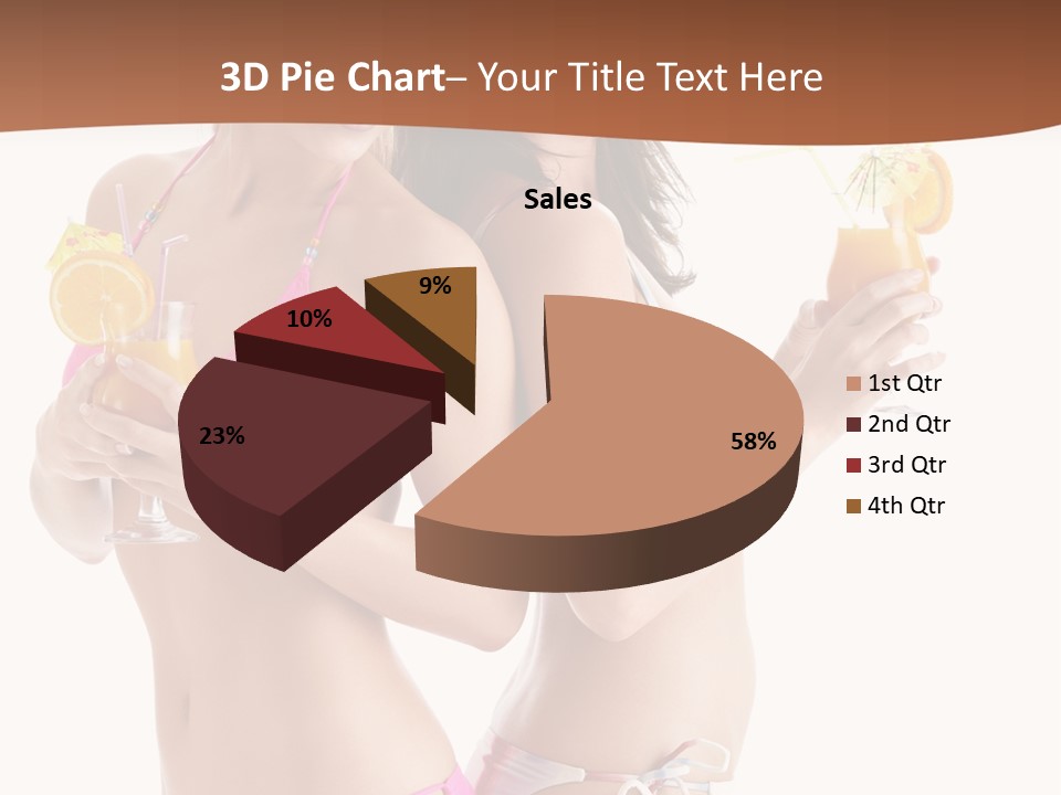 Looking Cocktail Vacation PowerPoint Template