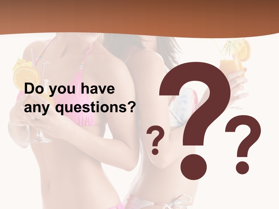 Looking Cocktail Vacation PowerPoint Template