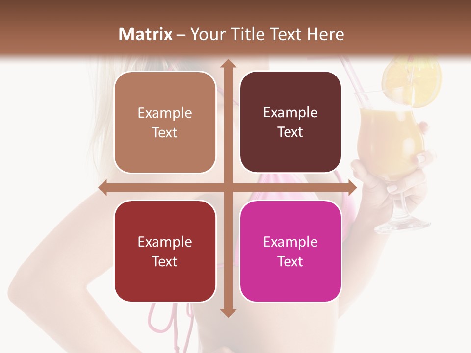 Pink Cheerful Human PowerPoint Template