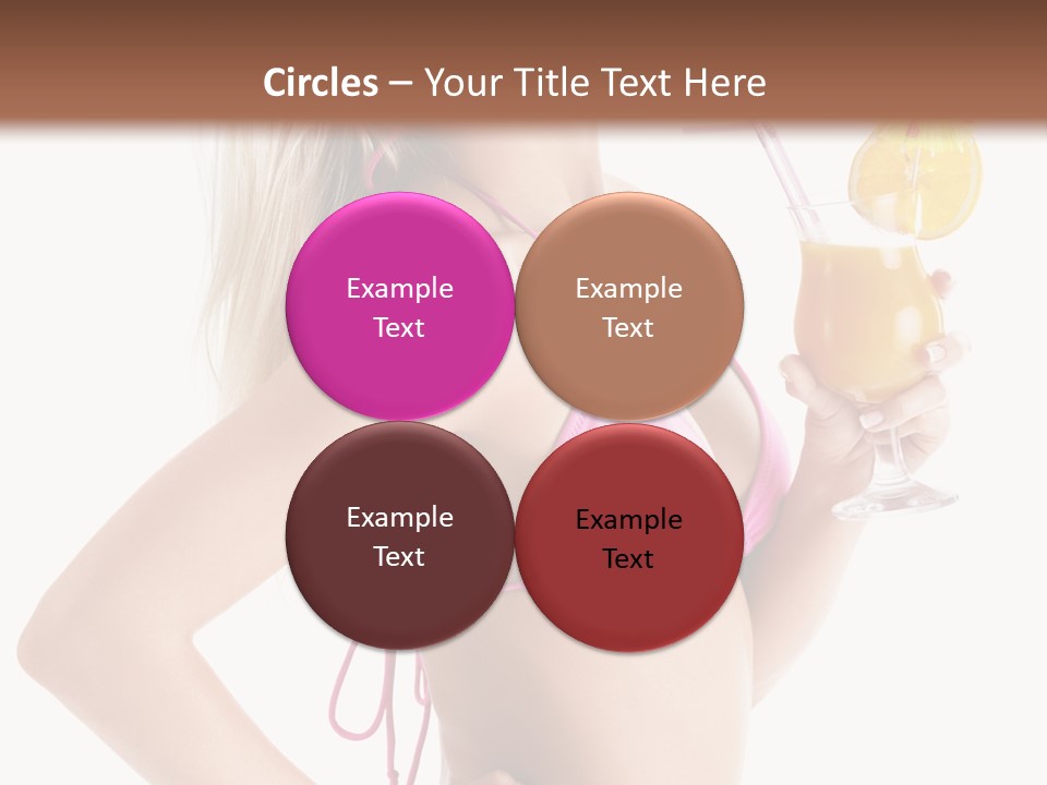 Pink Cheerful Human PowerPoint Template