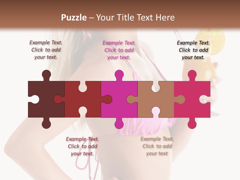 Pink Cheerful Human PowerPoint Template