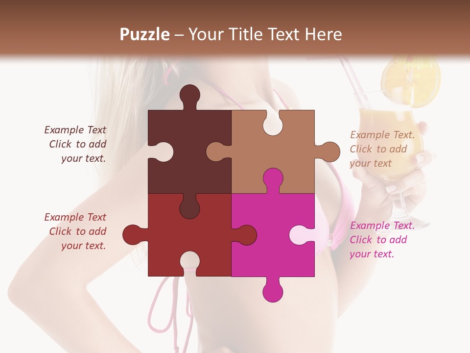 Pink Cheerful Human PowerPoint Template