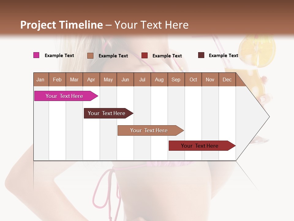 Pink Cheerful Human PowerPoint Template